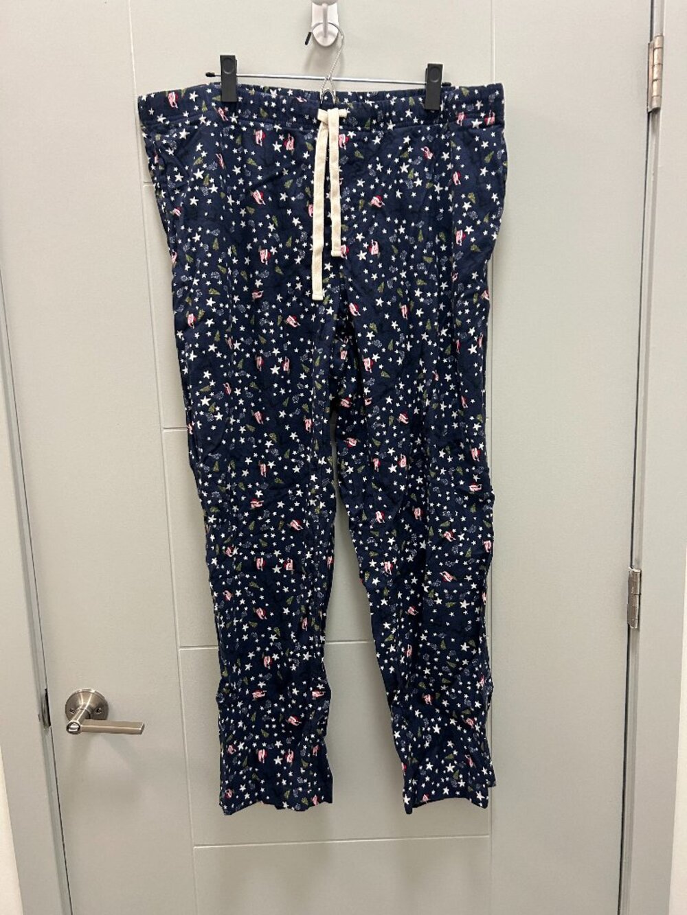 Vineyard Vines Men's Flannel Pajama Pants XL Nautical Navy Stars Holiday Whale